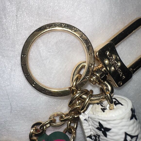 Authentic RARE LOUIS VUITTON Pop Tassel Bag Charm Large LV Box Cover GIFTABLE - Picture 9 of 15